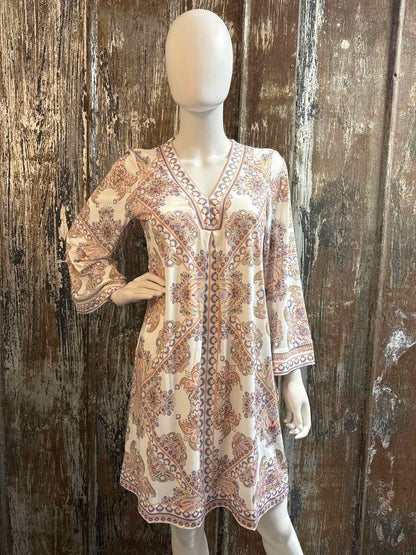 hale bob Size Medium Ivory Multicolor Print Dress