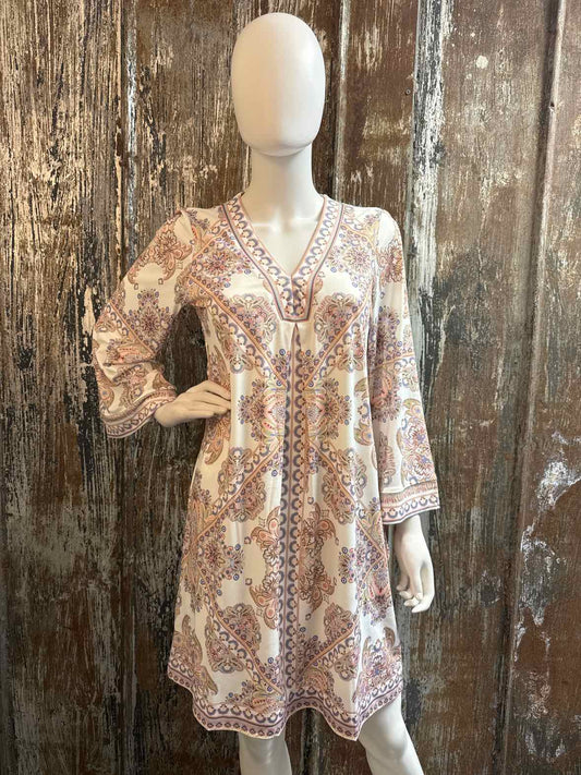 hale bob Size Medium Ivory Multicolor Print Dress