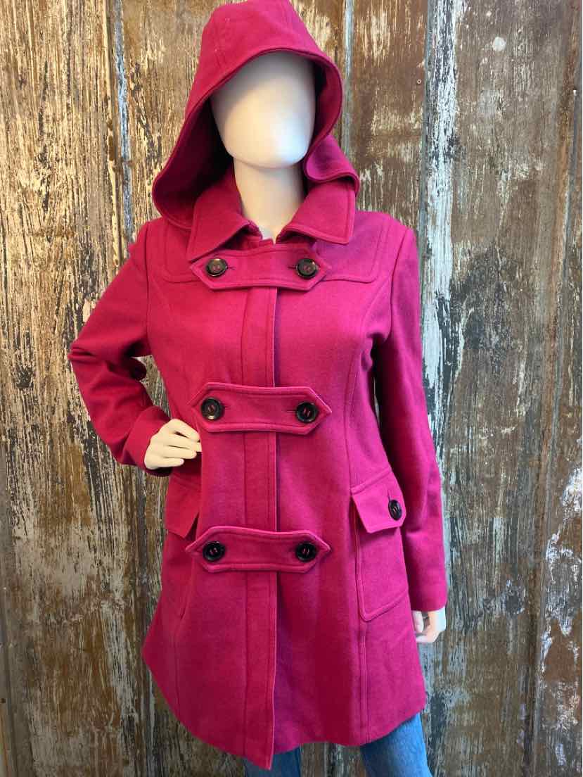 St John's Bay Size small Fuchsia Winter Coat