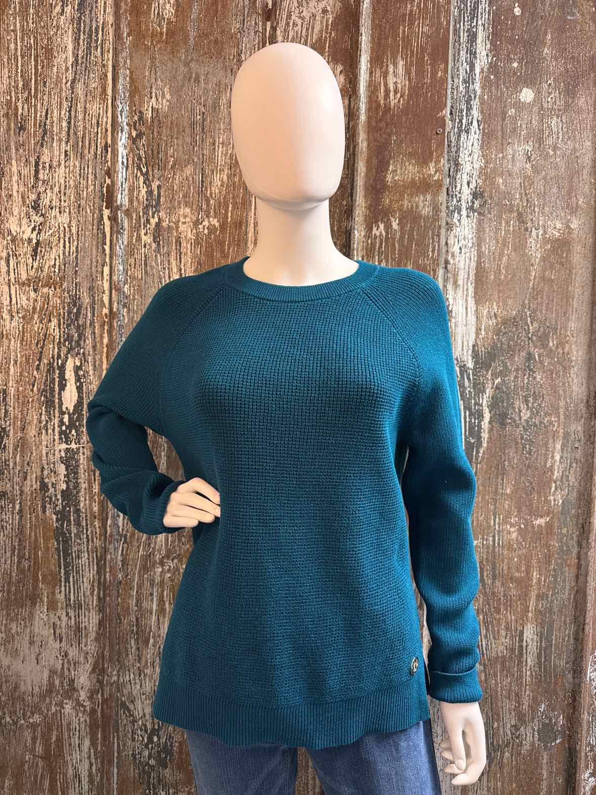 Michael Kors Size Large Teal Sweater