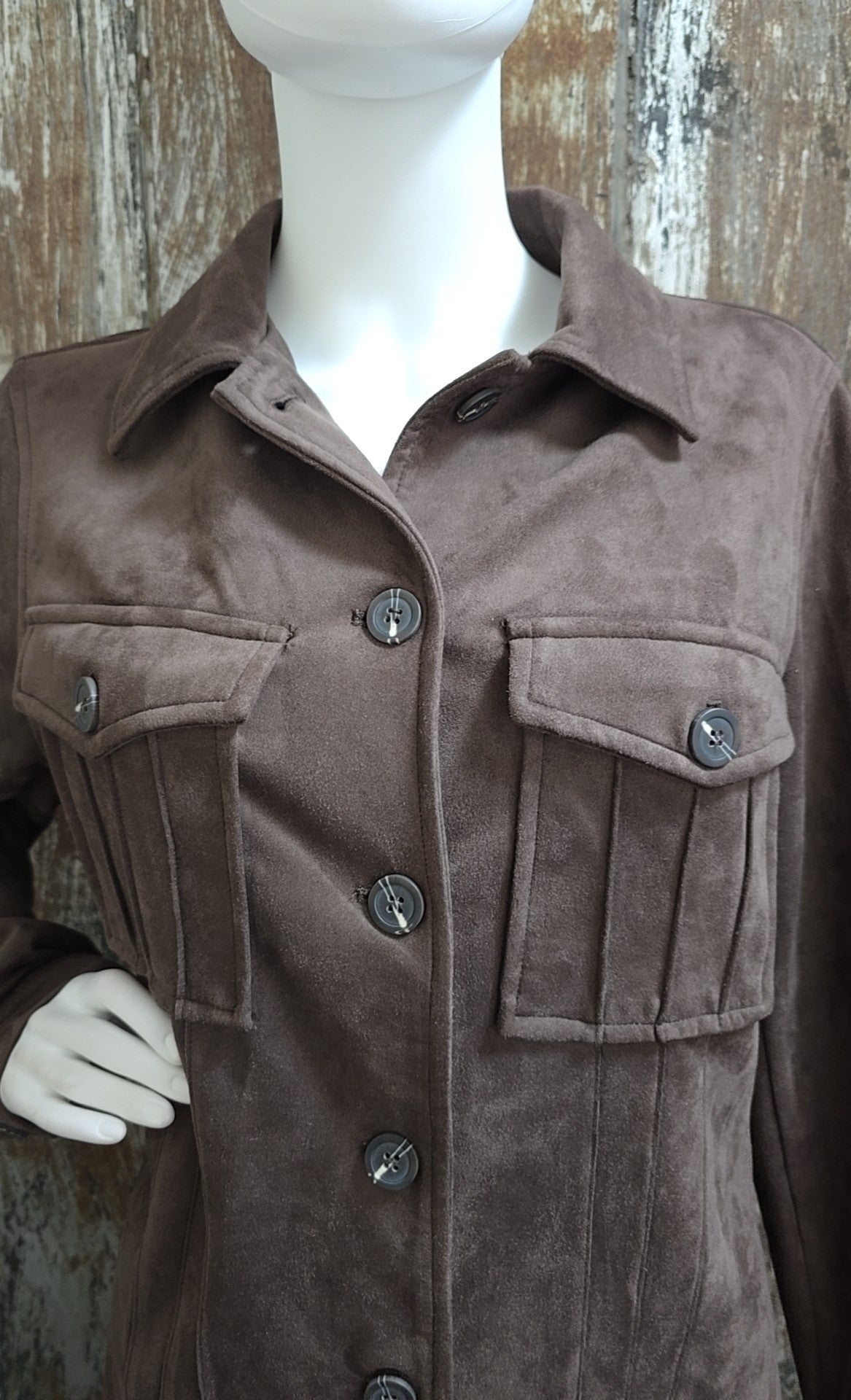 Skyes the limit Size 1X Brown Jacket