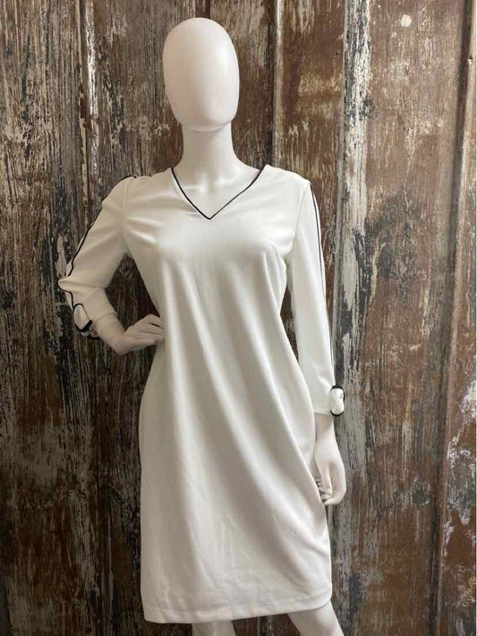 Calvin Klein Size 12 White Dress