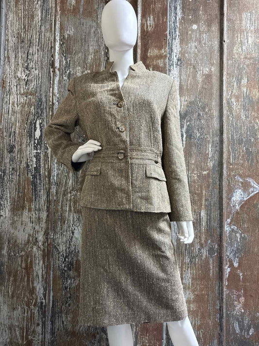 Carlisle Size 14 Brown 2 Piece Suit