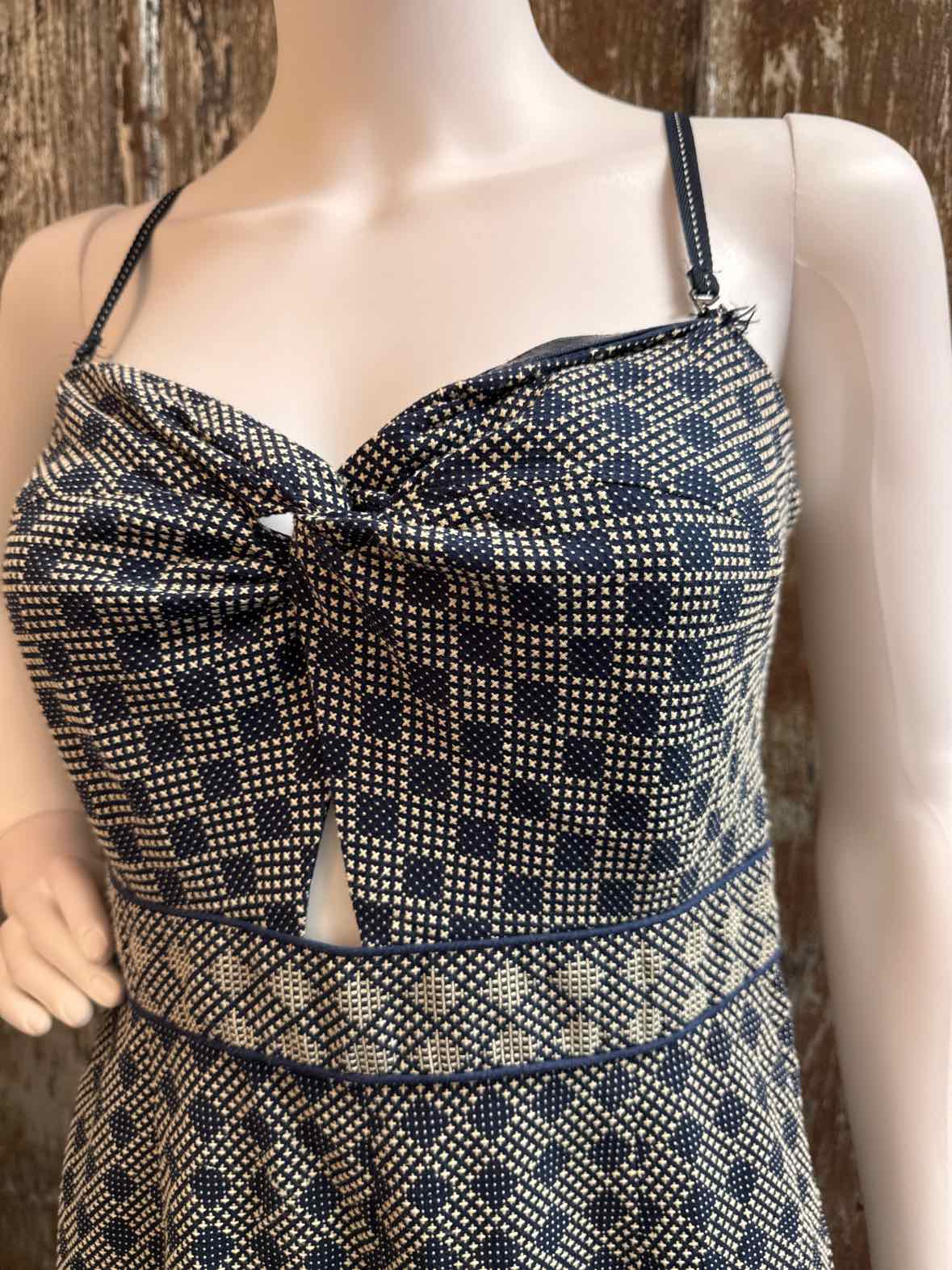 Elevenses Size 4 (Small) Navy Print Jumpsuit