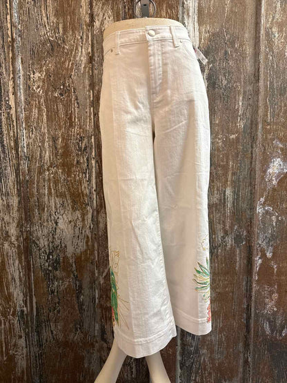 Chico's Size 4 White Jeans