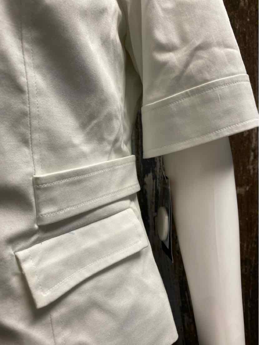Style & Co. Size 12 Petite (Large Petite) White Jacket