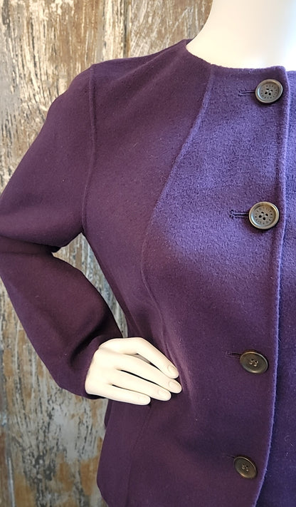 Talbot's Size 6 (Small) Purple Jacket