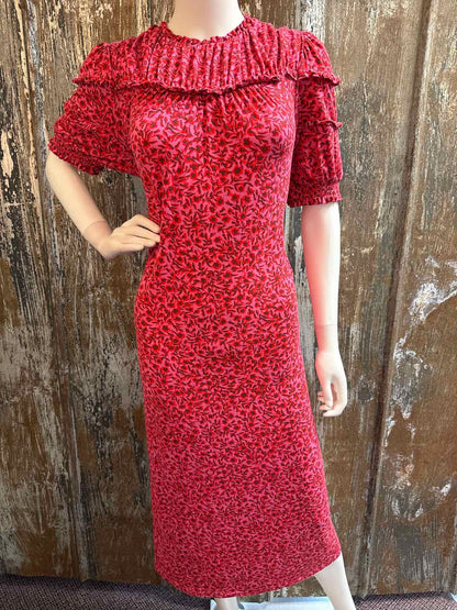 Boden Size 10 (Medium) pink print Dress