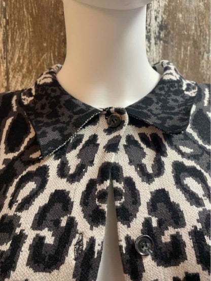 Sioni Size Extra Large Animal Print Cardigan