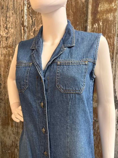 Chico's Size Medium Denim Vintage Dress