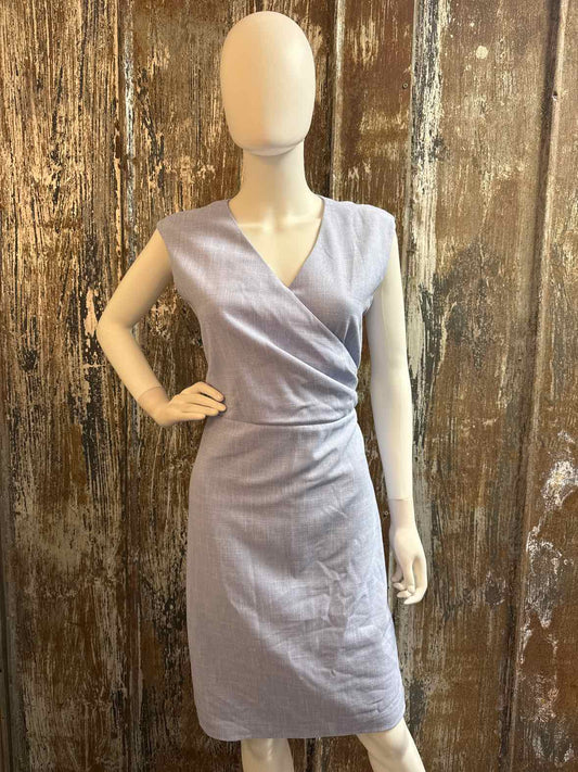 Ann Taylor Size 6 (Small) Blue Dress
