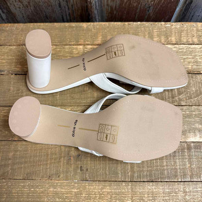 Dolce Vita 8 White Sandals