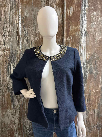 Talbots Size 14 Navy Blazer