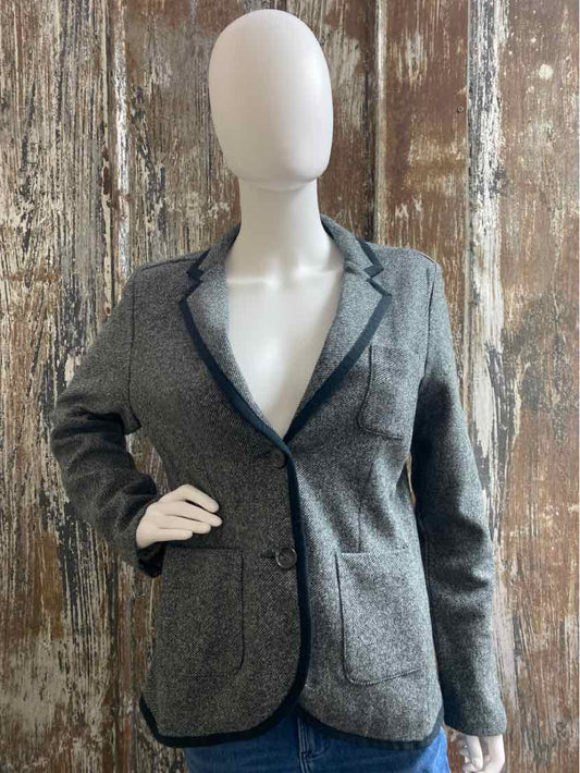 Lands End Size 12 (Large) Gray Blazer