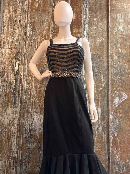 Terani Size Small (4/6) Black Dress