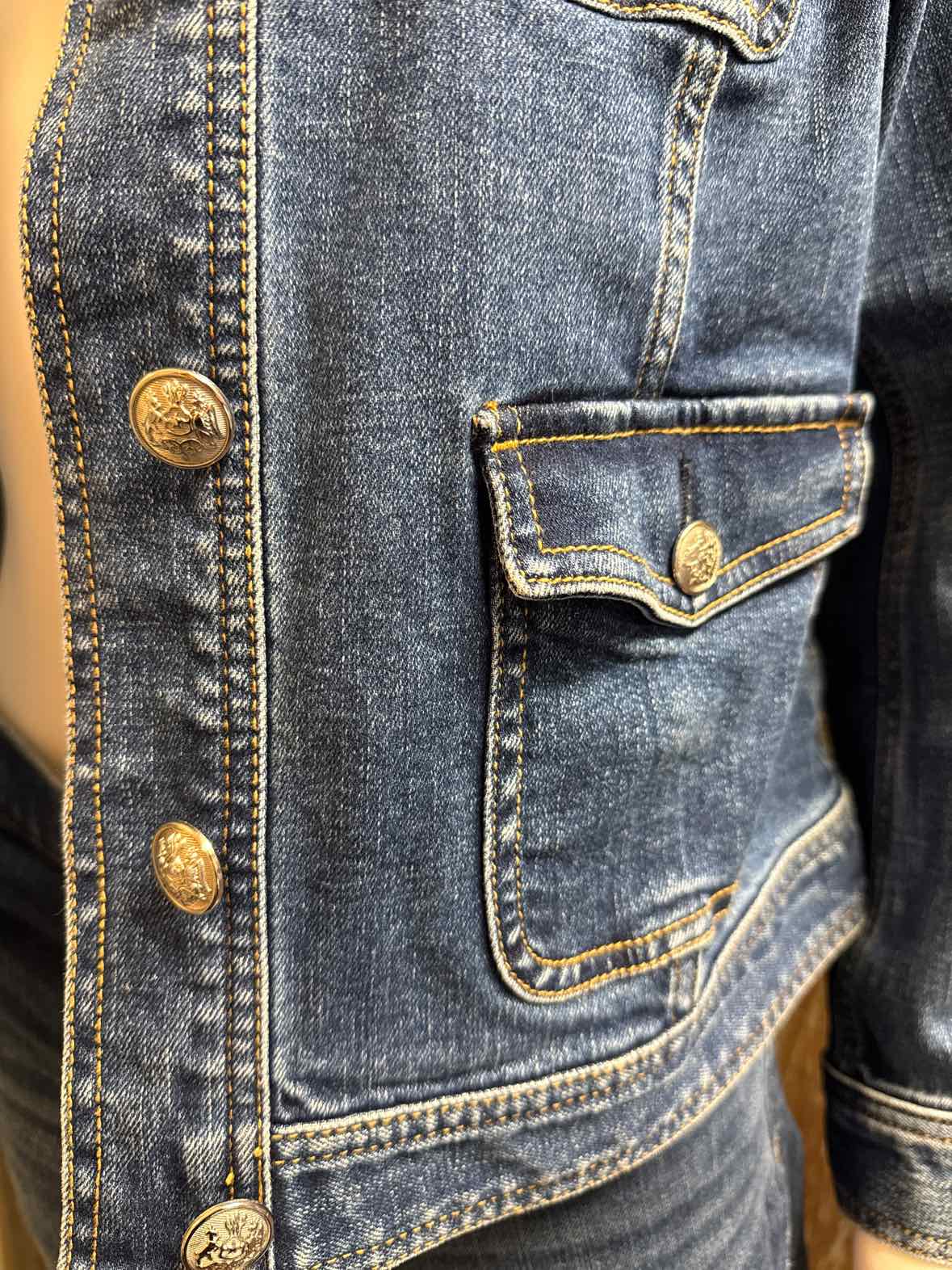 Talbots Size Medium Petite Denim Jean Jacket