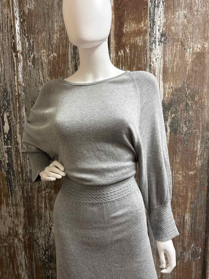 Ann Taylor Size Large Gray Sweater Dress