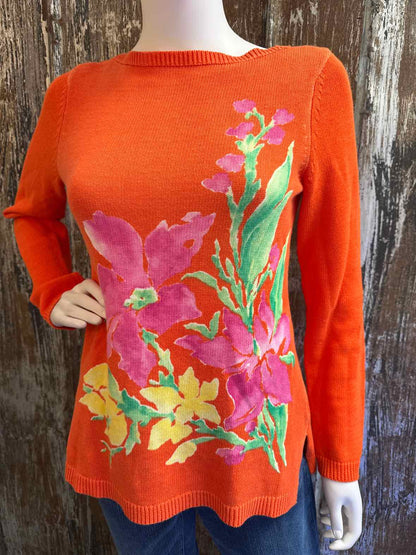 Ralph Lauren Size Medium Orange Sweater