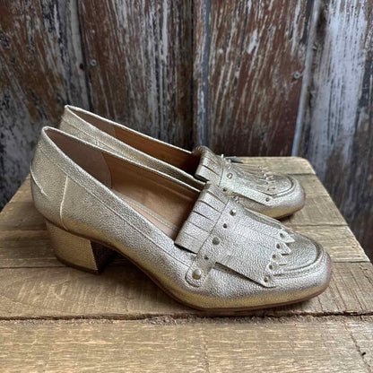 Franco Sarto 7.5 Gold Shoes