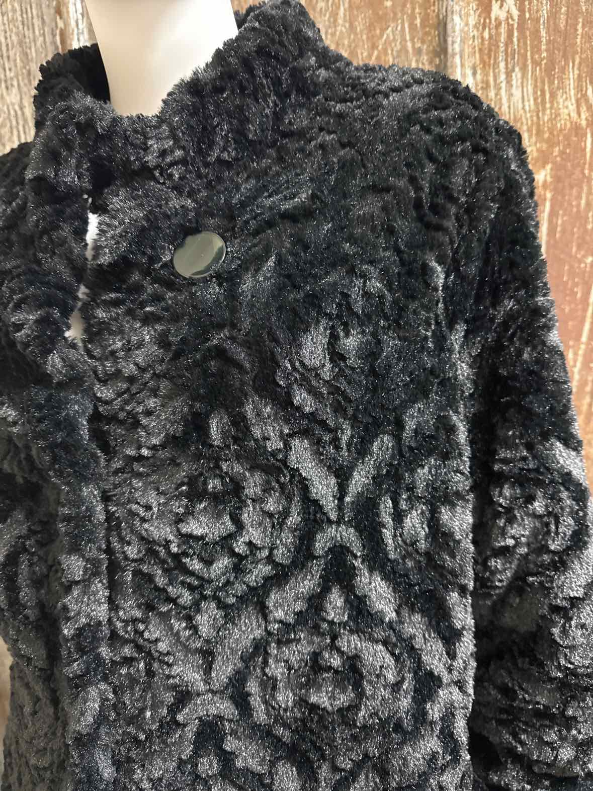 Dennis Basso Size Extra Large Black Coat