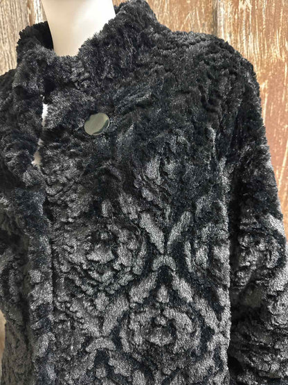 Dennis Basso Size Extra Large Black Coat