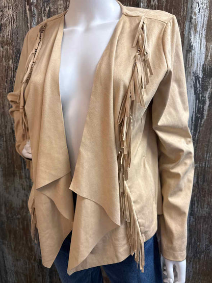 Colleen Lopez Size Medium Tan Jacket