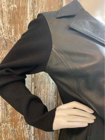 Style & Co. Size Medium Black Leather Jacket