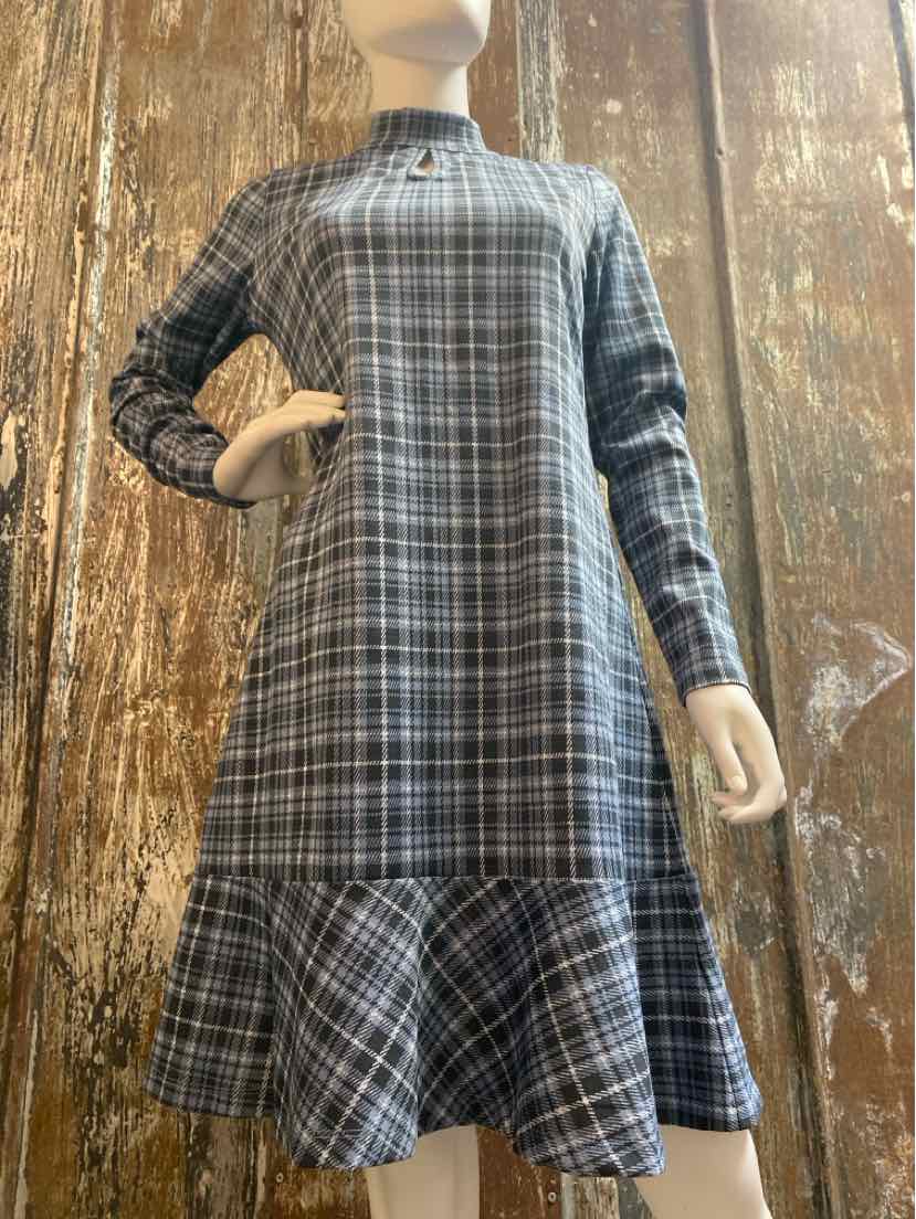 Isaac Mizrahi Size extra small Blue Plaid Dress