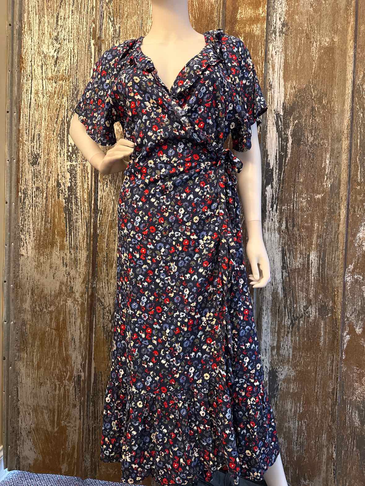 Buffalo Size Medium Blue floral Print Dress