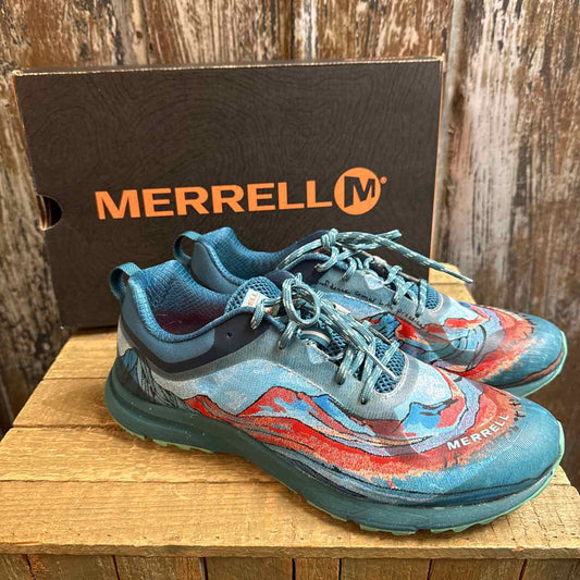Merrell 10.5 Blue Print Sneakers