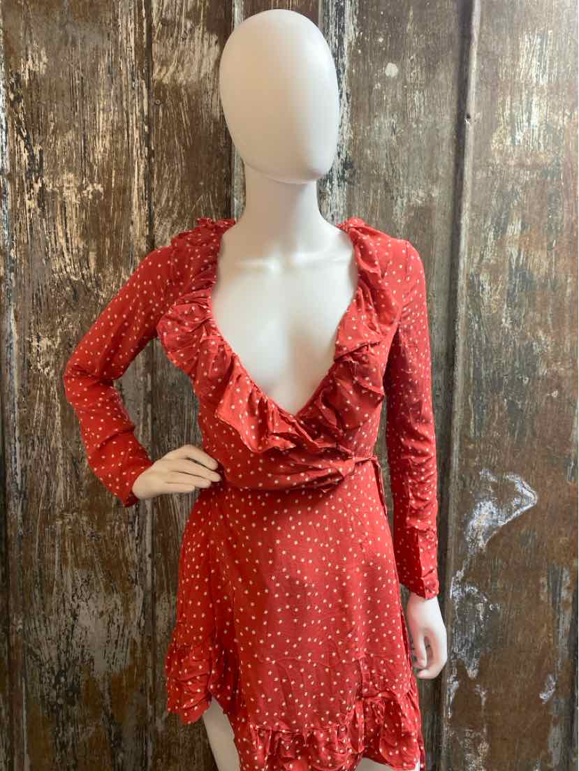 Realisation Size extra small/small Red Print Dress