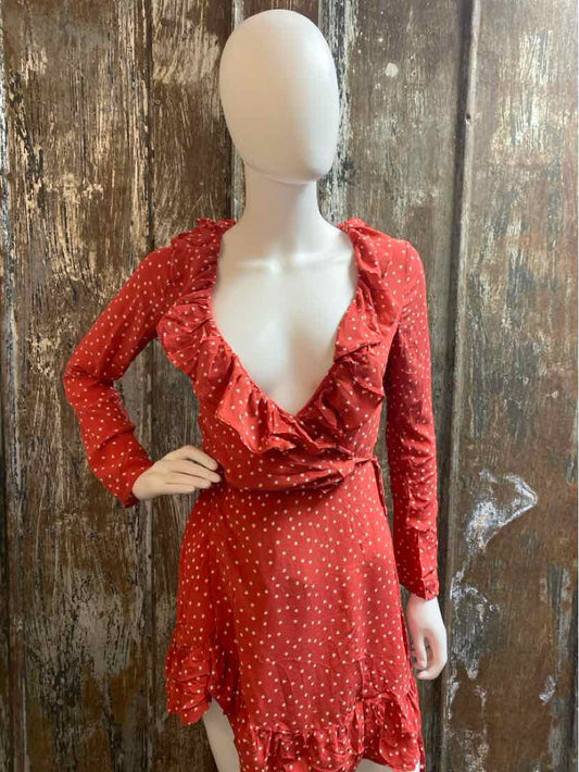 Realisation Size extra small/small Red Print Dress