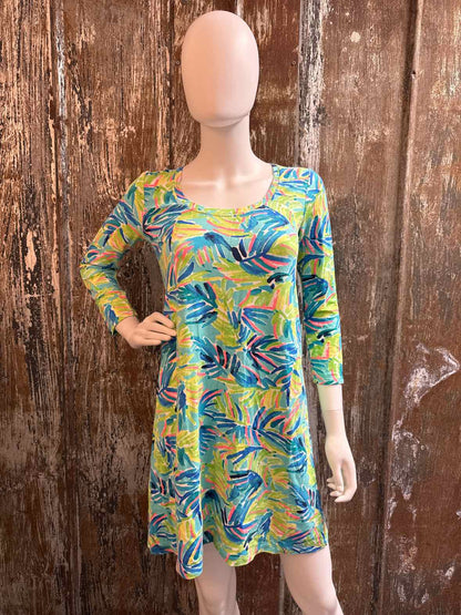 Lilly Pulitzer Size extra small Blue/Green Print Dress