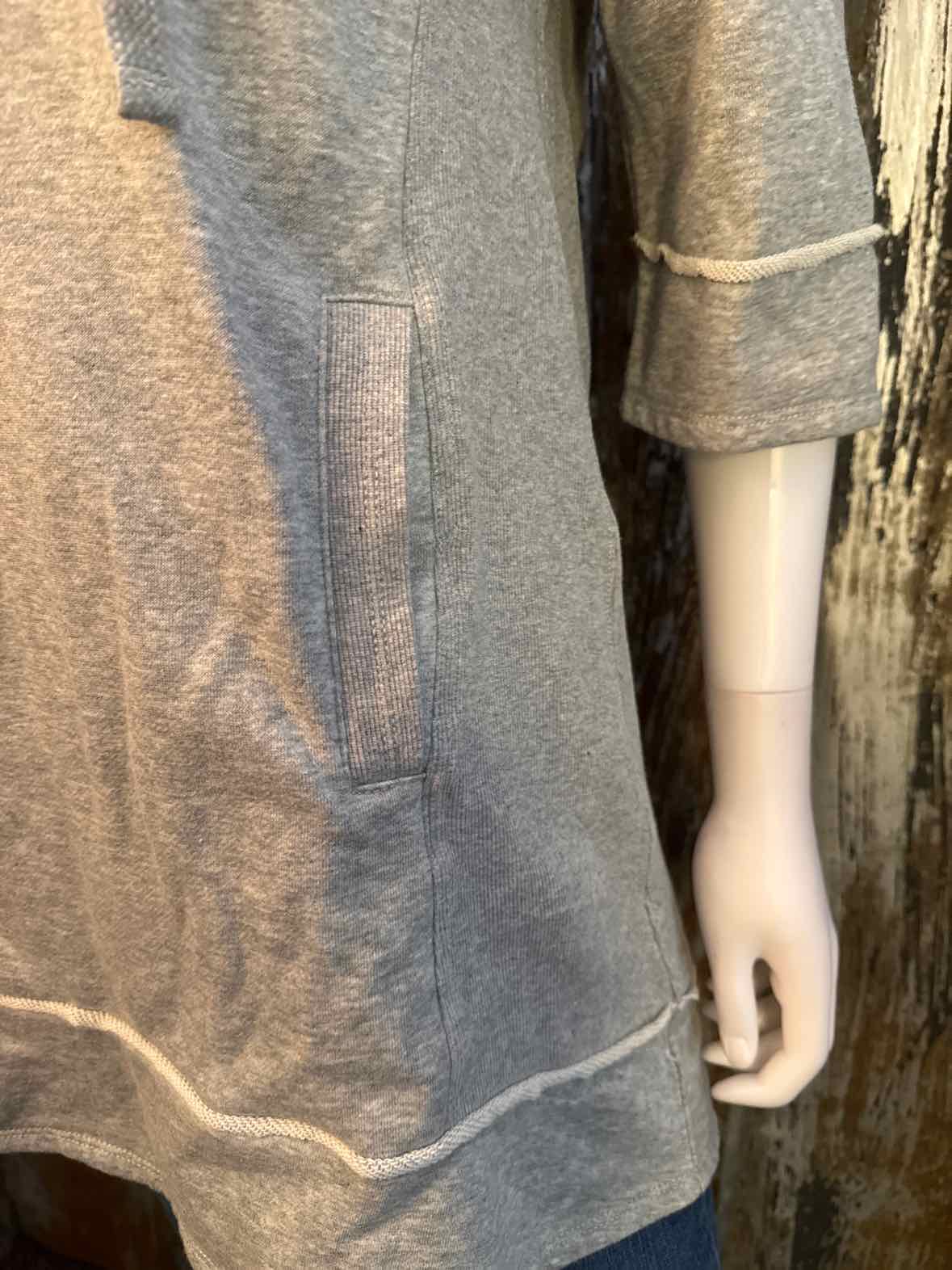 Daily Practice Size Extra Small Petite Gray Sweatshirt