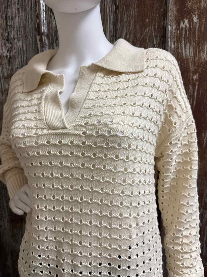 joie Size Medium Cream Sweater