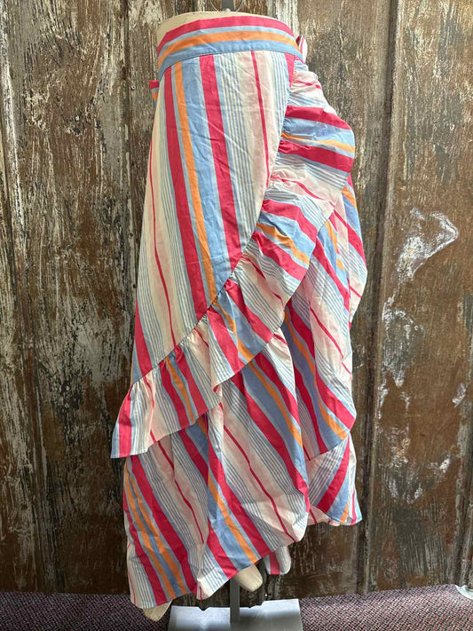 New York & Company Size Large (12/14) pink stripe Skirt
