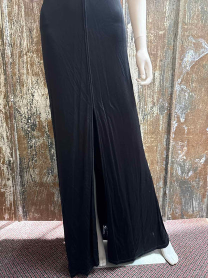 Aidan Mattox Size 12 Black Evening Dress