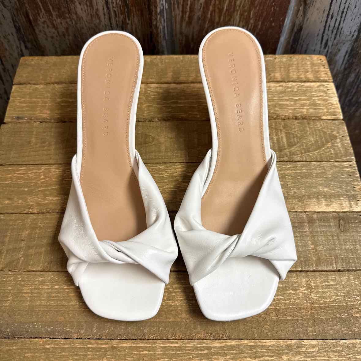 Veronica Beard 8.5 White Sandals