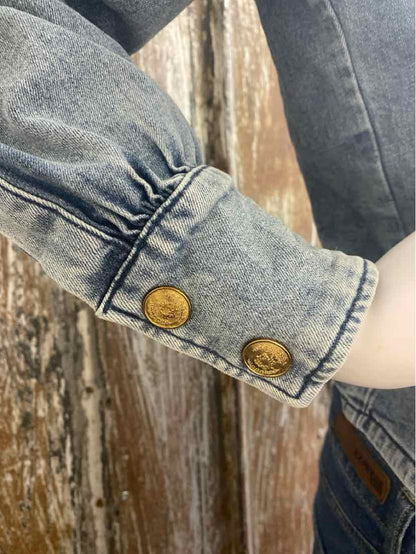 White House Black Market Size 10 (Medium) Denim Jean Jacket