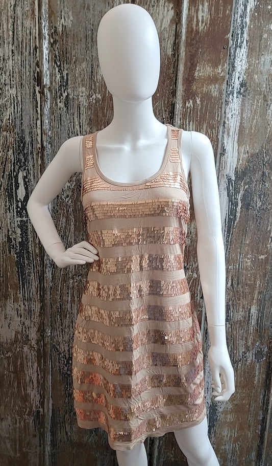 Michael Kors Size Medium Nomad Tan Dress