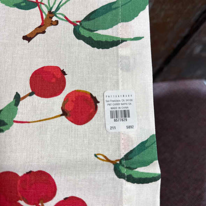 Pottery Barn Set of 4 Napkins