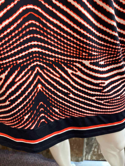 Michael Kors Size 8 (Medium) Orange print Dress