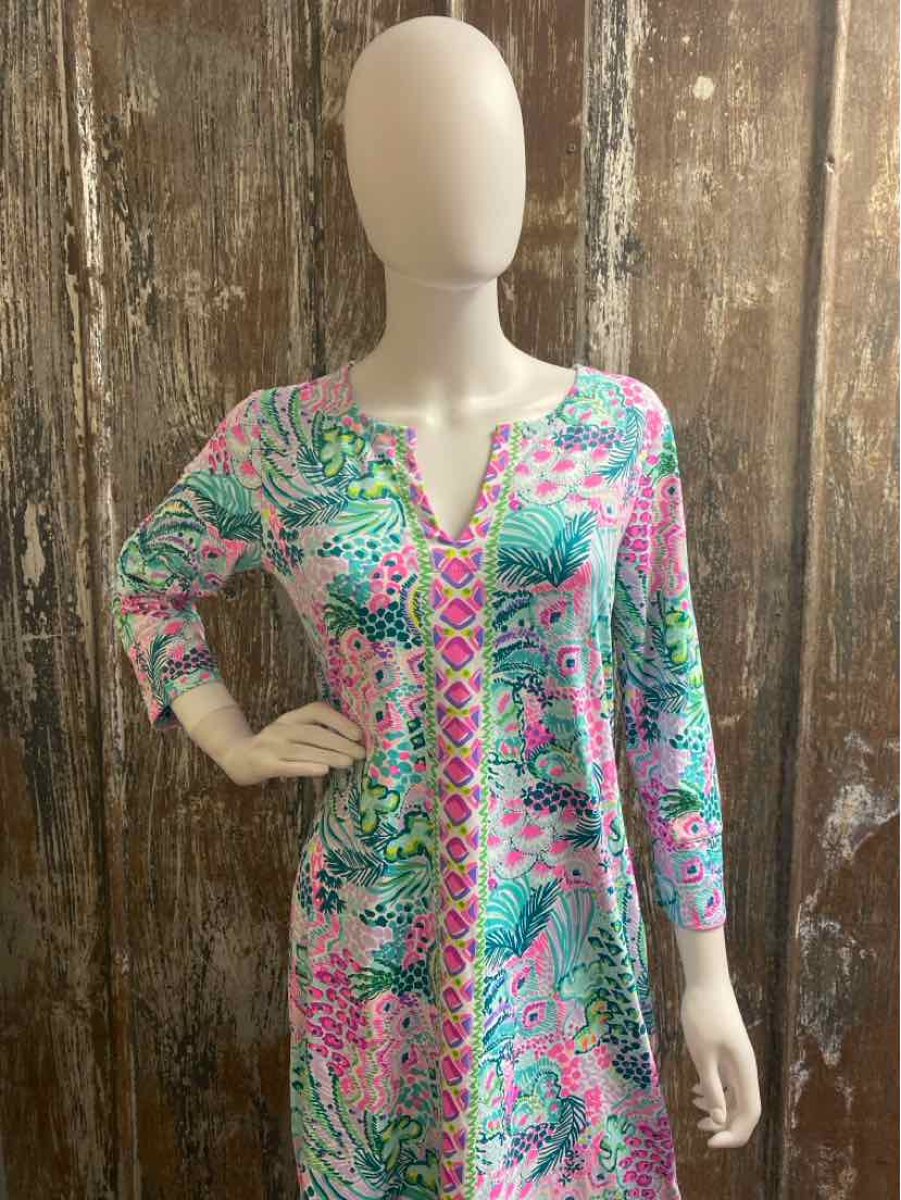 Lilly Pulitzer Size Medium Multicolor Print Dress
