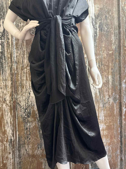 Steve Madden Size 8 (Medium) Black Dress