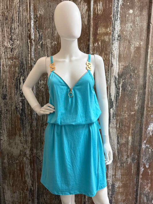 ETCYY NEW Size Large Blue Dress
