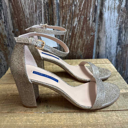 Stuart Weitzman 8 Gold Shoes
