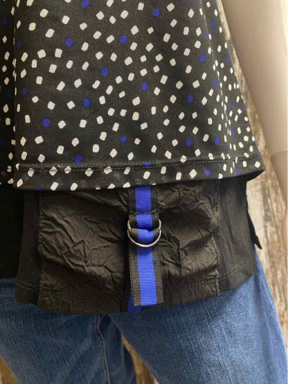 Picadilly Size Medium Black & Blue tops