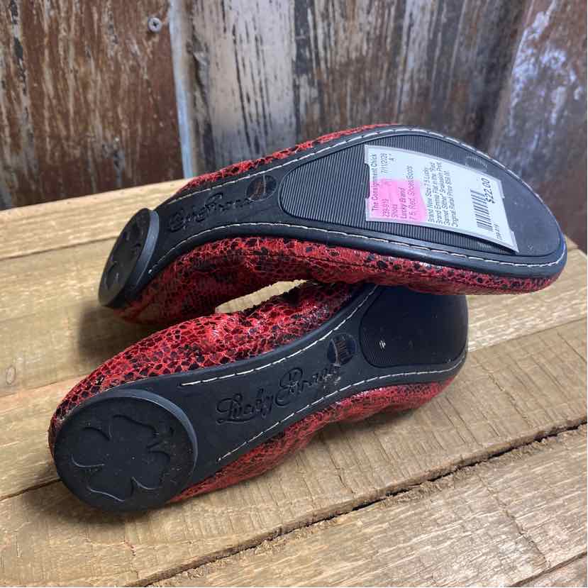 Lucky Brand 7.5 Red Shoes
