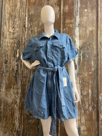 Good American Size 2X Denim Romper
