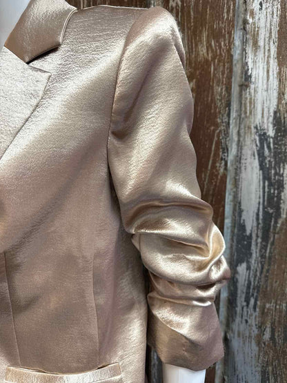 clinq a sept Size 4 (Small) Rose Gold Blazer